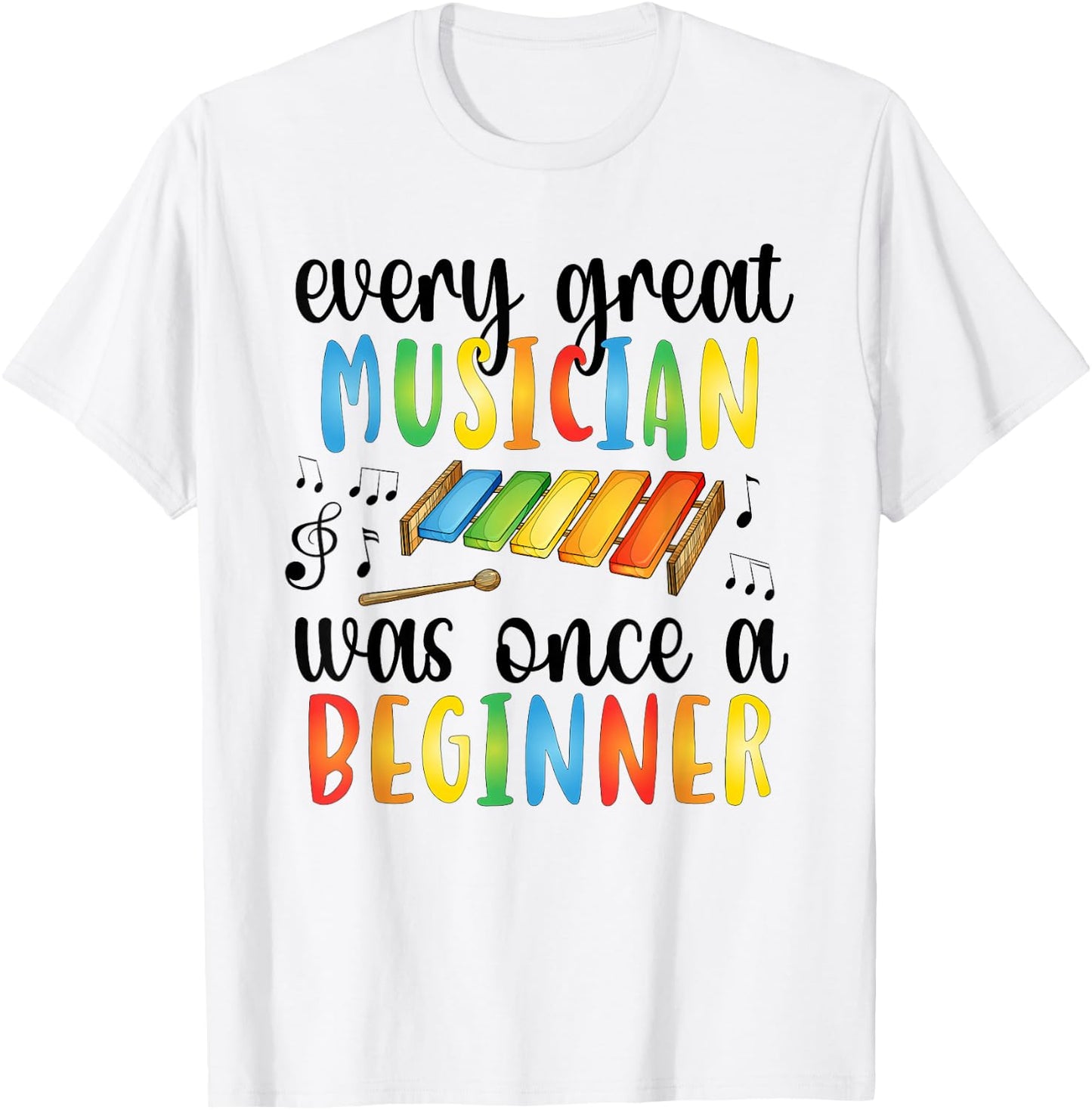 Great Musician Music Teacher Music Teaching T-Shirt - T-Shirt | White