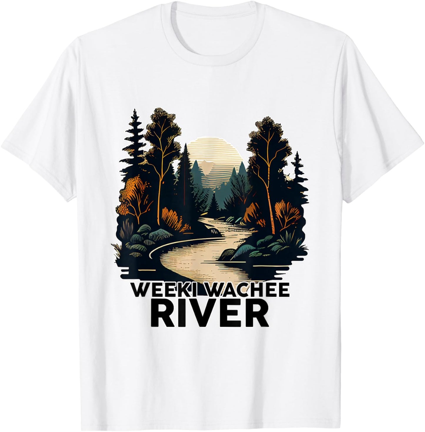 Weeki Wachee River Retro River Weeki Wachee T-Shirt - T-Shirt | White