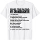 Rules For Dating My GrandDaughter T-Shirt - T-Shirt | White