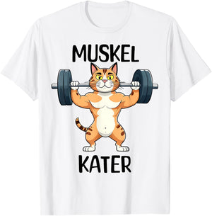 Muskelkater Fitness Gym Workout Kraftsport T-Shirt - T-Shirt | White