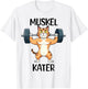 Muskelkater Fitness Gym Workout Kraftsport T-Shirt - T-Shirt | White