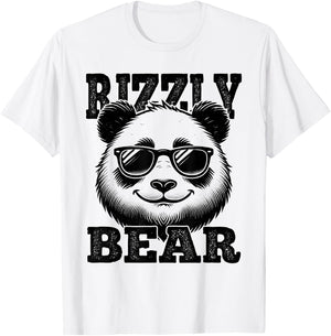 Rizzly Bear Panda Bear W Rizzler Funny Rizz T-Shirt - T-Shirt | White