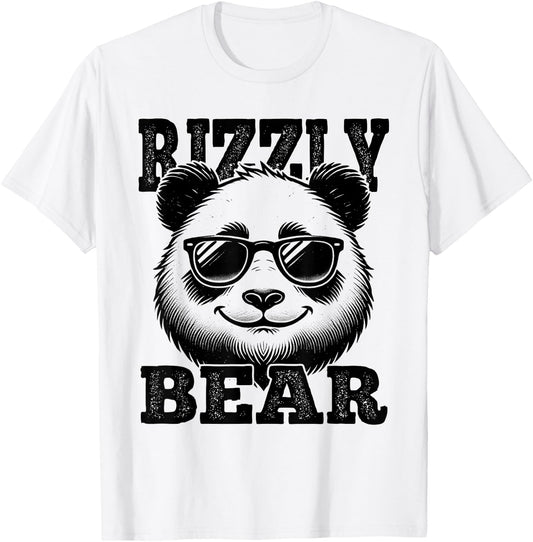 Rizzly Bear Panda Bear W Rizzler Funny Rizz T-Shirt - T-Shirt | White