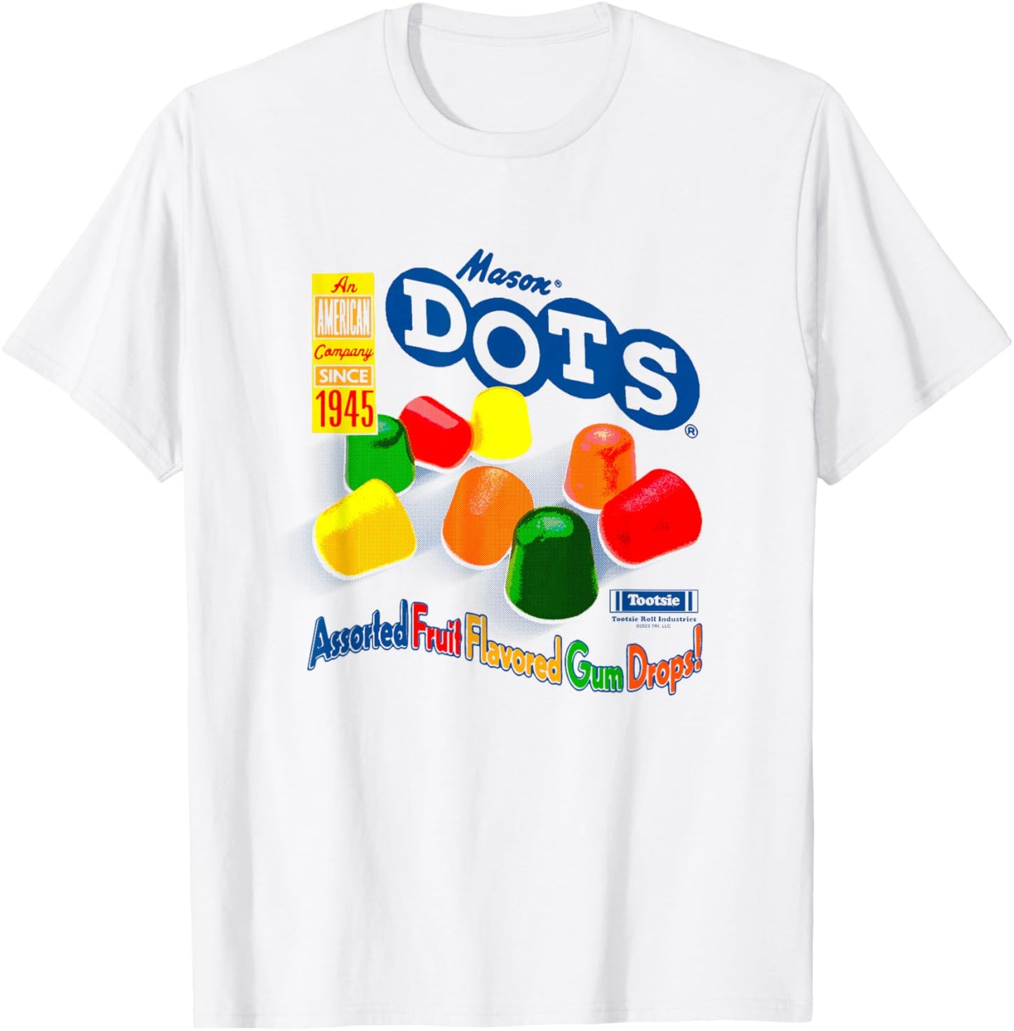 Dots Assorted Gum Drops T-Shirt - T-Shirt | White