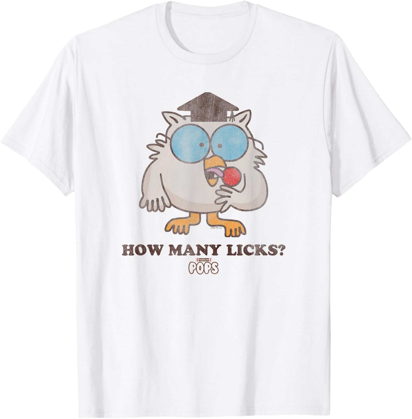 Tootsie Roll Pop Owl How Many Licks? T-Shirt - T-Shirt | White