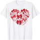 Loved John 3 16 Bow Valentine Christian Bible Verse Women T-Shirt - T-Shirt | White