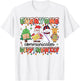 Everyone Communicate Differently Autism Awareness Christmas T-Shirt - T-Shirt | White