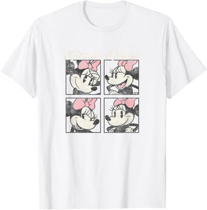 Disney Mickey And Friends Minnie Mouse Vintage Box Up T-Shirt - T-Shirt | White