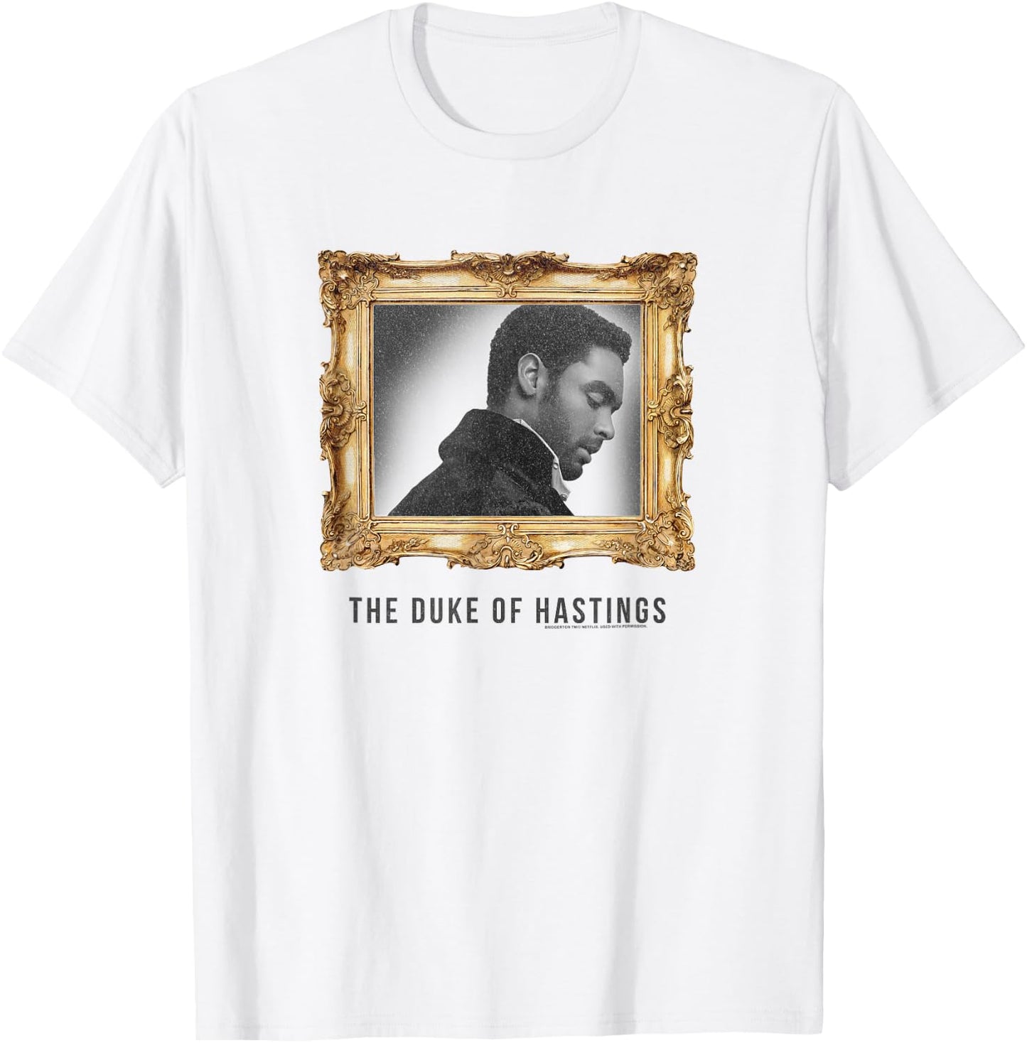 Bridgerton Simon Basset The Duke Of Hastings T-Shirt - T-Shirt | White