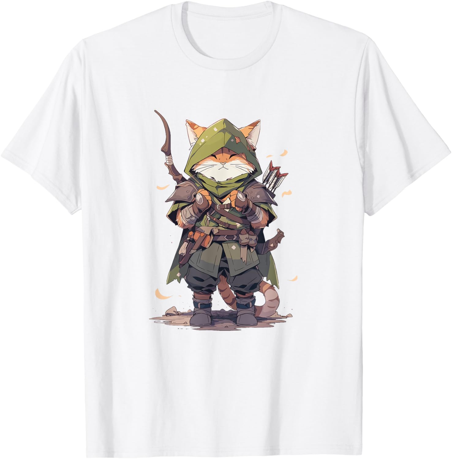 Happy Cat Ranger - Fantasy Men Women T-Shirt - T-Shirt | White