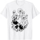 Overgrown Skull Mushrooms Death Life T-Shirt - T-Shirt | White