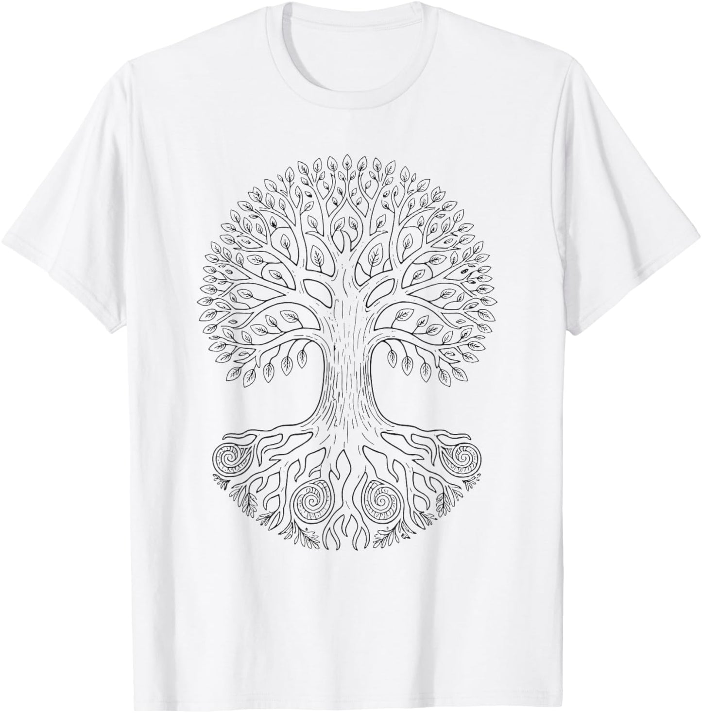 Coloring Tree of Life Coloring Yourself T-Shirt - T-Shirt | White
