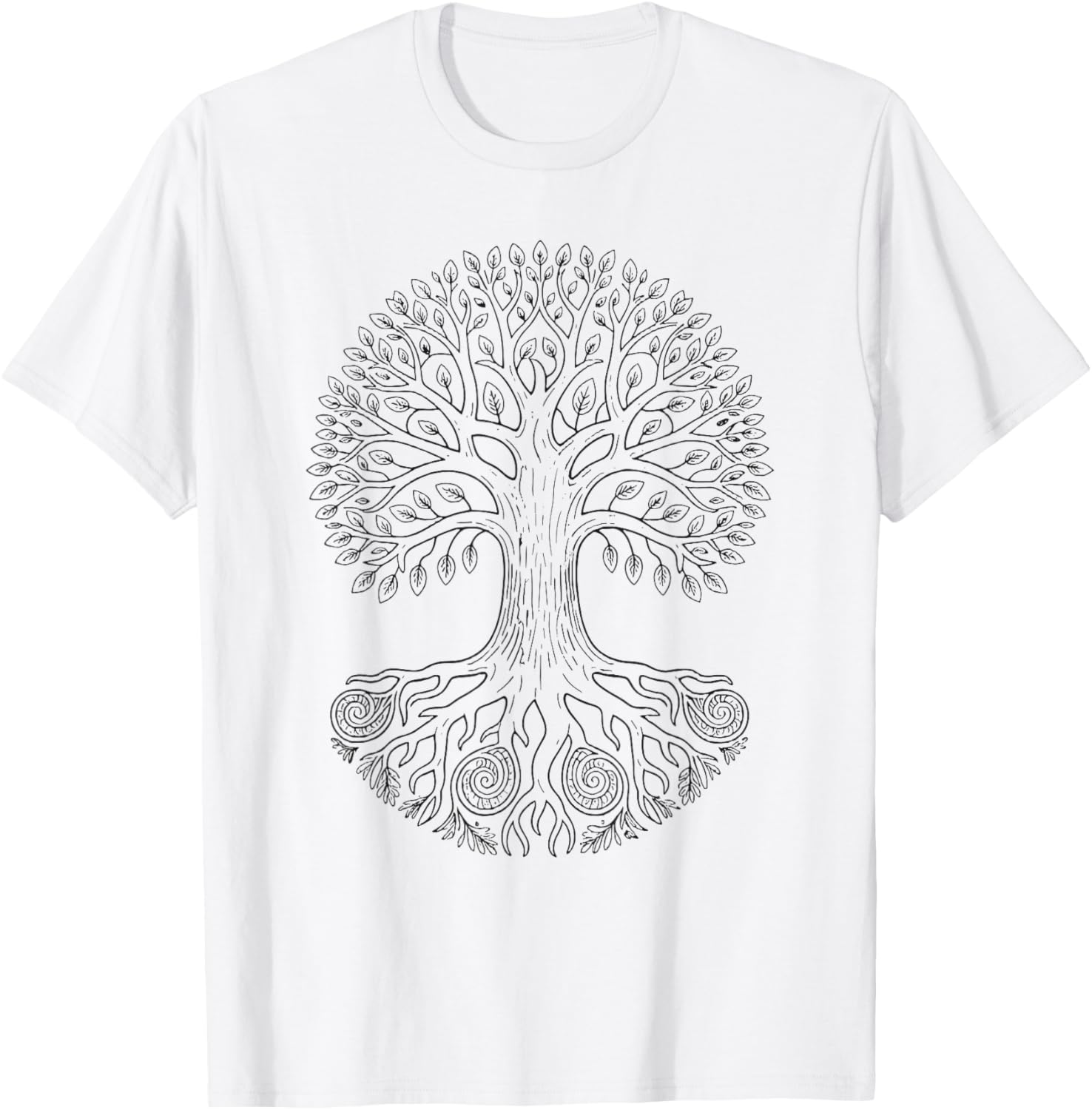 Coloring Tree of Life Coloring Yourself T-Shirt - T-Shirt | White