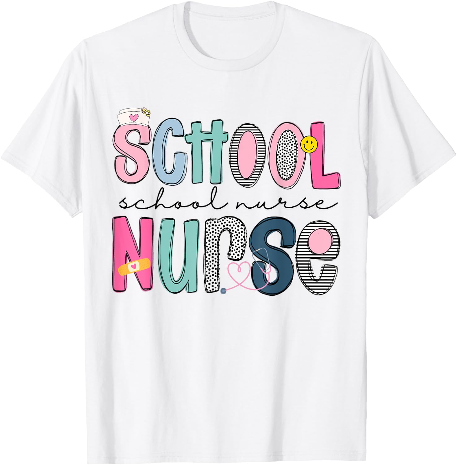 School Nurse Appreciation Day for Best Nurses Back to School T-Shirt - T-Shirt | White
