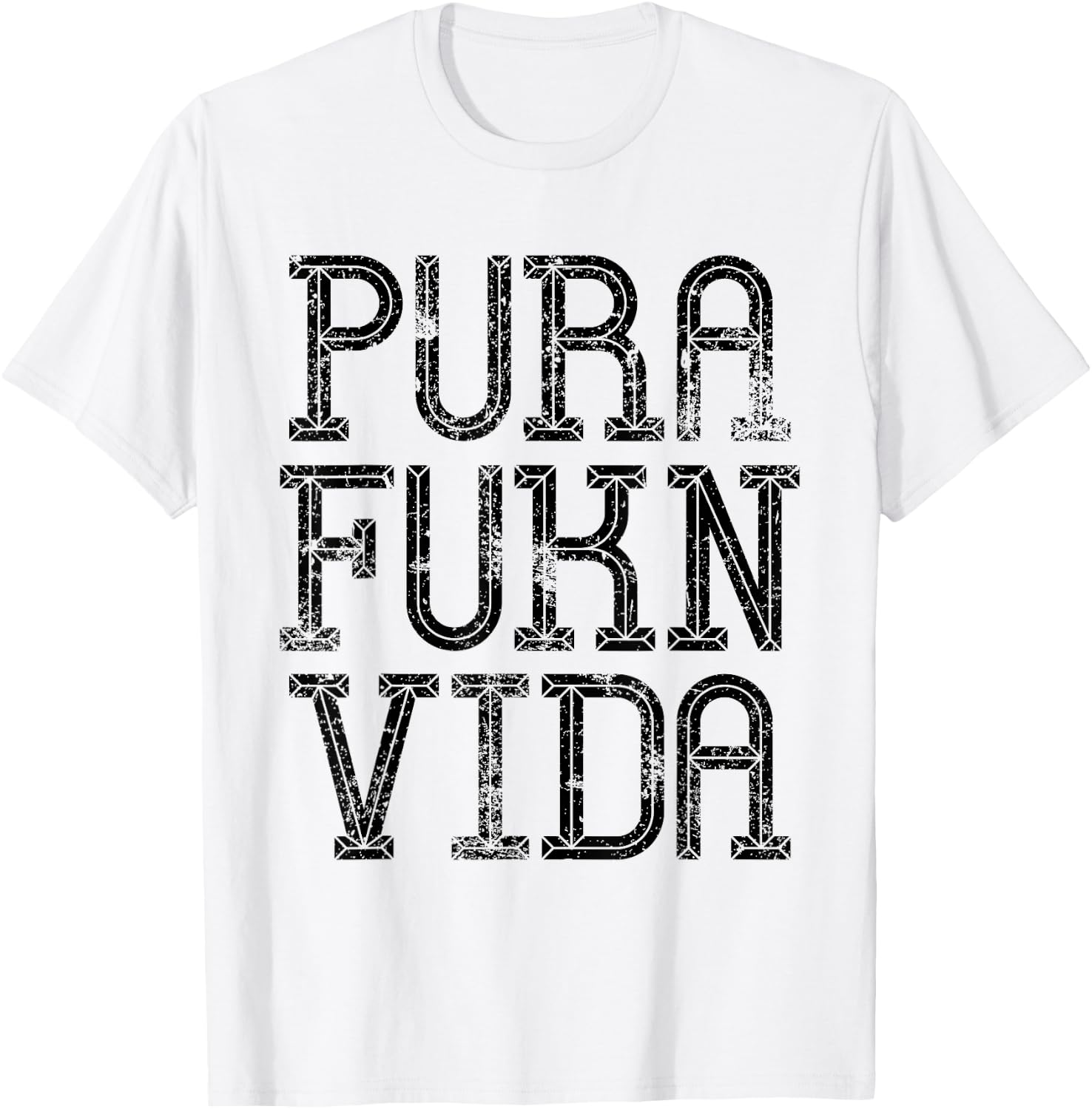Pura Fukn Vida T-Shirt - T-Shirt | White