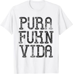 Pura Fukn Vida T-Shirt - T-Shirt | White