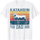 Best Sheep Dad Men - Vintage Katahdin Sheep T-Shirt - T-Shirt | White