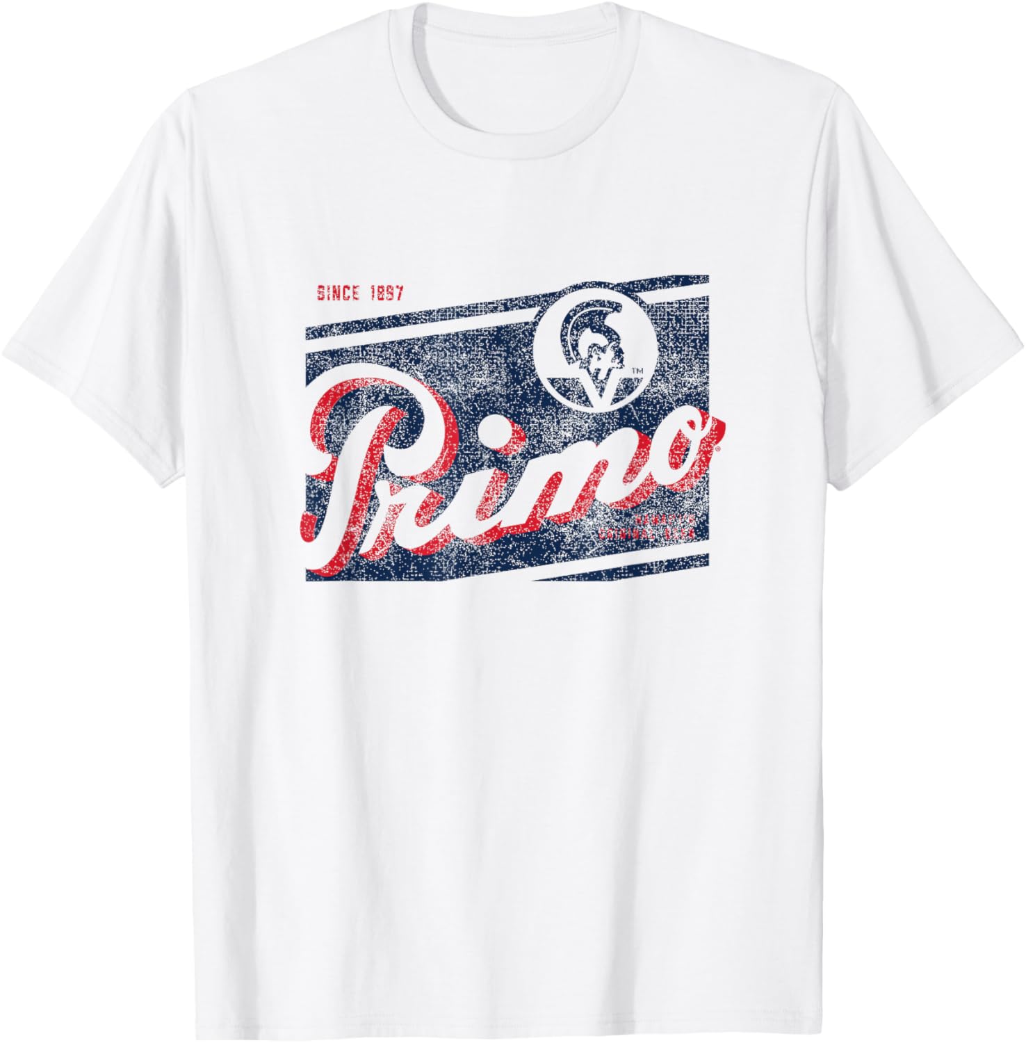 Primo Vintage Style - Logo T-Shirt - T-Shirt | White