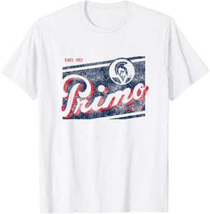 Primo Vintage Style - Logo T-Shirt - T-Shirt | White