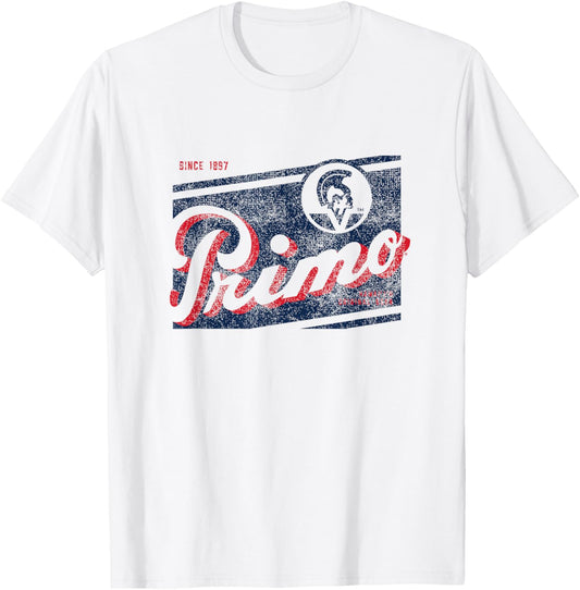 Primo Vintage Style - Logo T-Shirt - T-Shirt | White