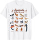 Squirrels Around the World - Squirrel T-Shirt - T-Shirt | White
