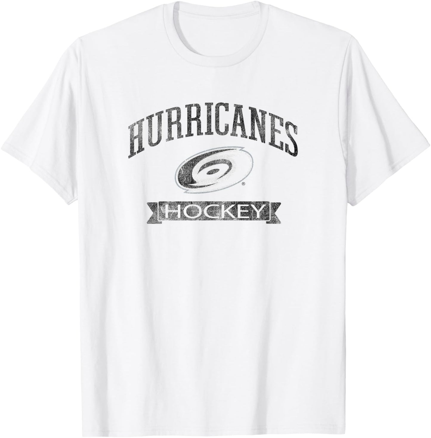 Carolina Hurricanes Vintage Hockey Red Officially Licensed T-Shirt - T-Shirt | White