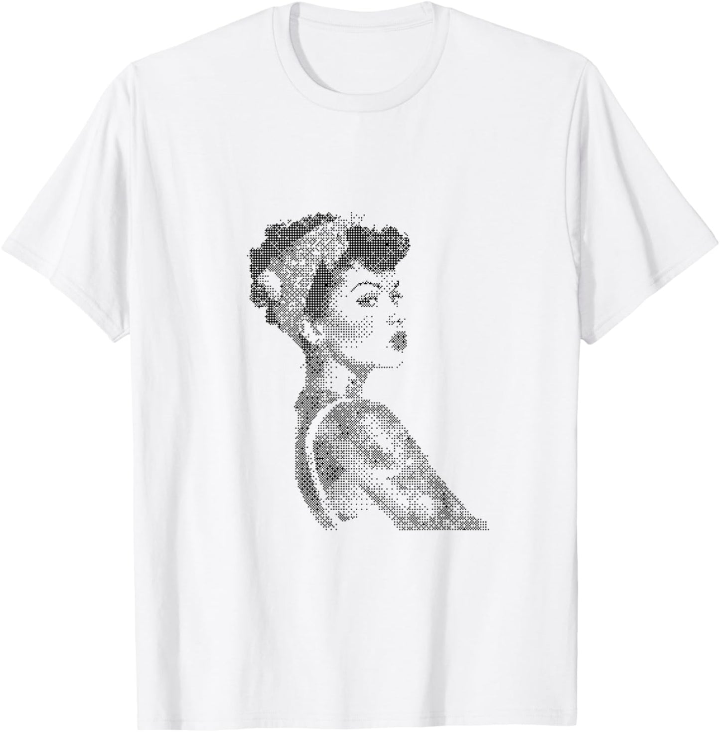 Retro Pin-Up Woman Glamour Art T-Shirt - T-Shirt | White