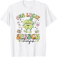 One Lucky Speech Therapist St Patricks Day Speech Therapy T-Shirt - T-Shirt | White