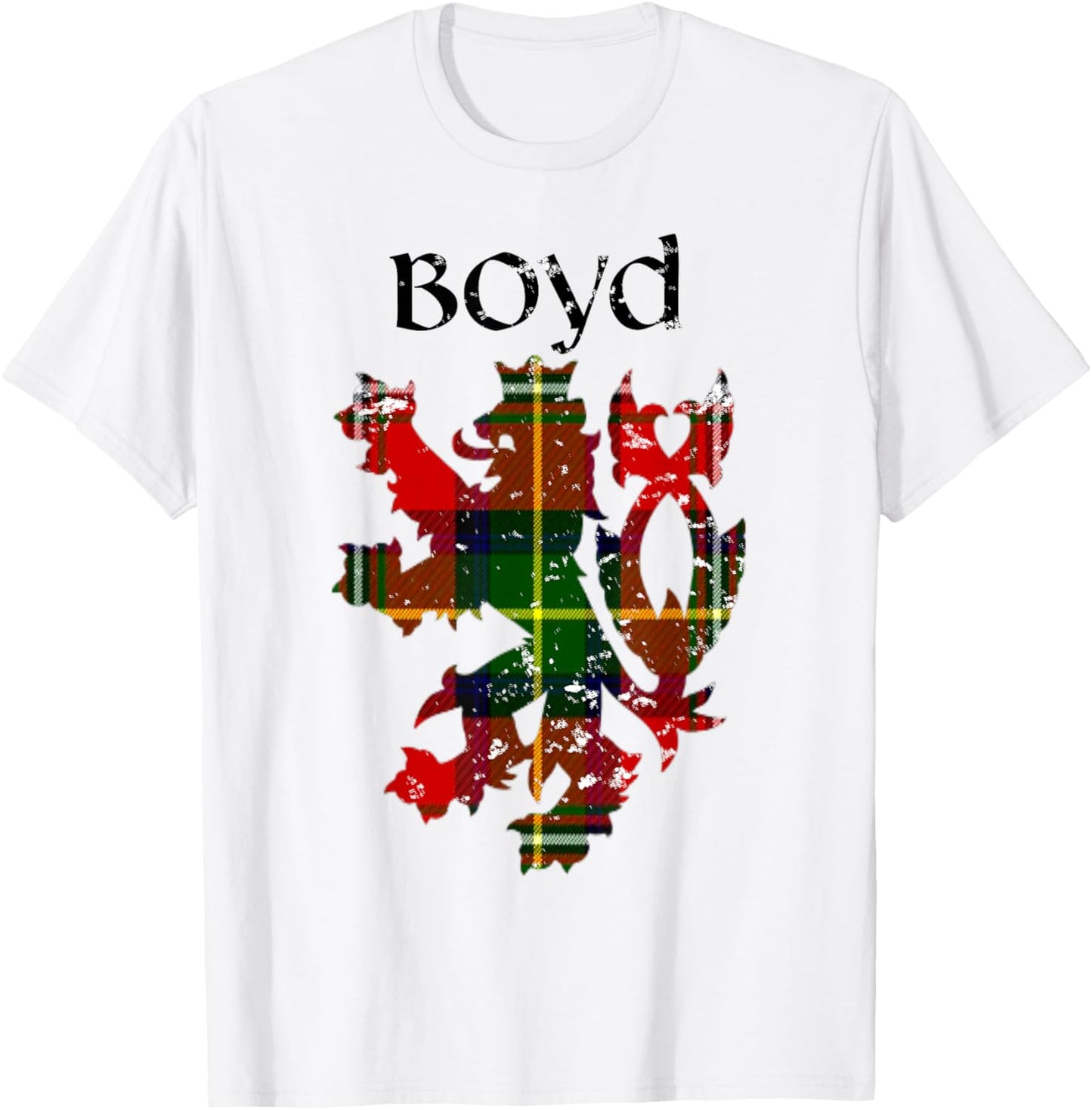 Clan Boyd Tartan Scottish Family Name Scotland Pride T-Shirt - T-Shirt | White