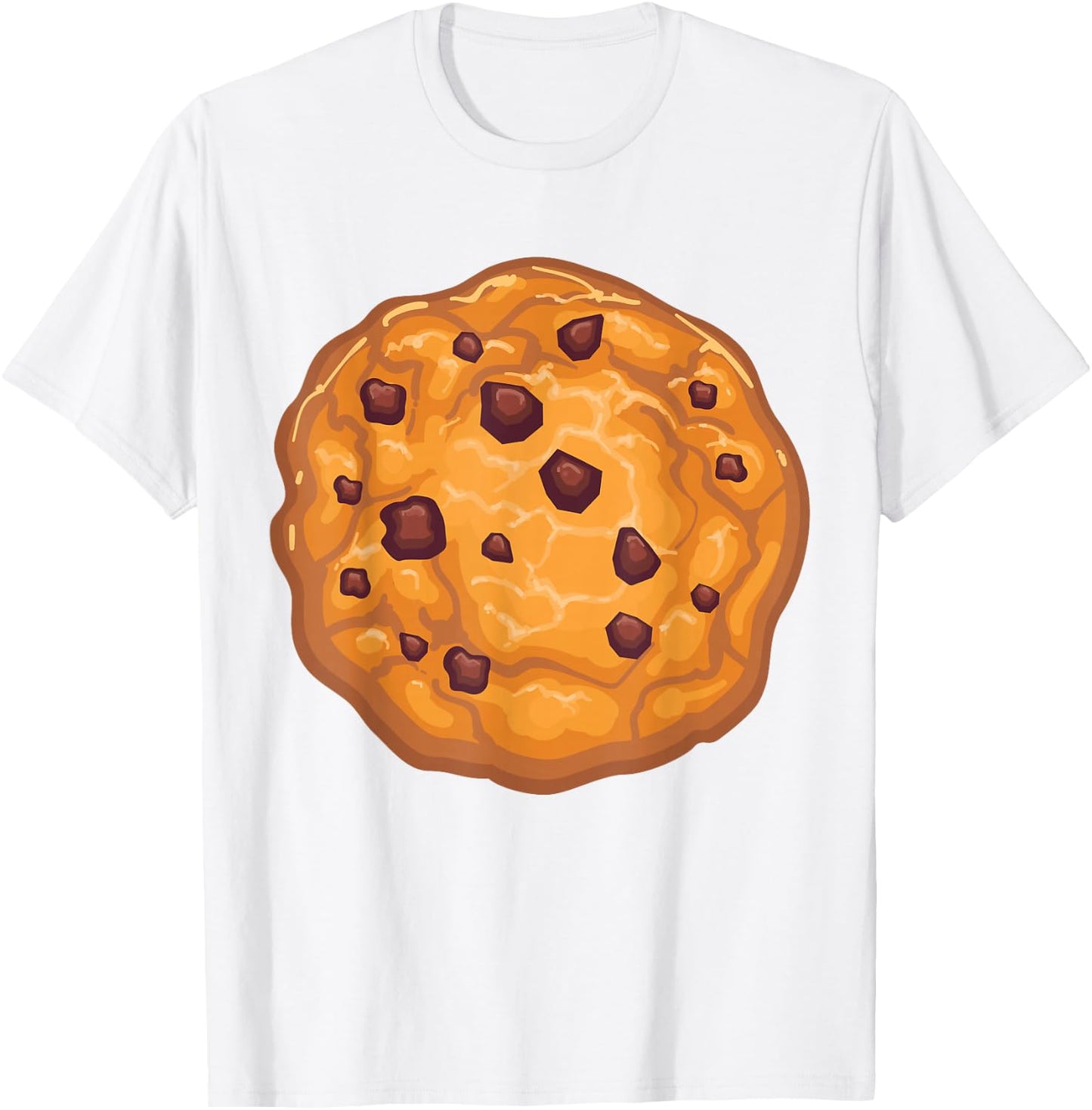 Cookie Shirt Adult Kids Chocolate Chip Cookie Costume T-Shirt - T-Shirt | White