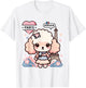 Bonjour French Paris Eiffel Tower Kawaii Toy Poodle Paris T-Shirt - T-Shirt | White