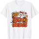 Say Boo Drug-Free Red Ribbon Ghost Halloween T-Shirt - T-Shirt | White