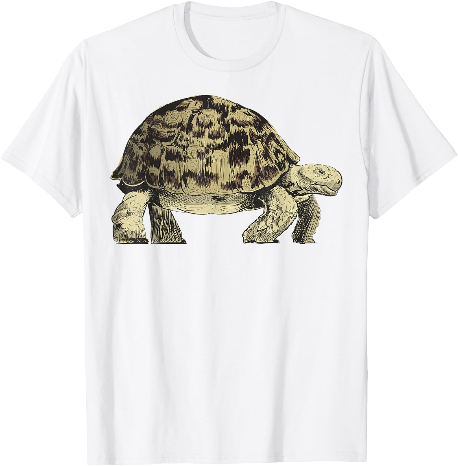 Slow Tortoise Turtle Shirt T-Shirt - T-Shirt | White
