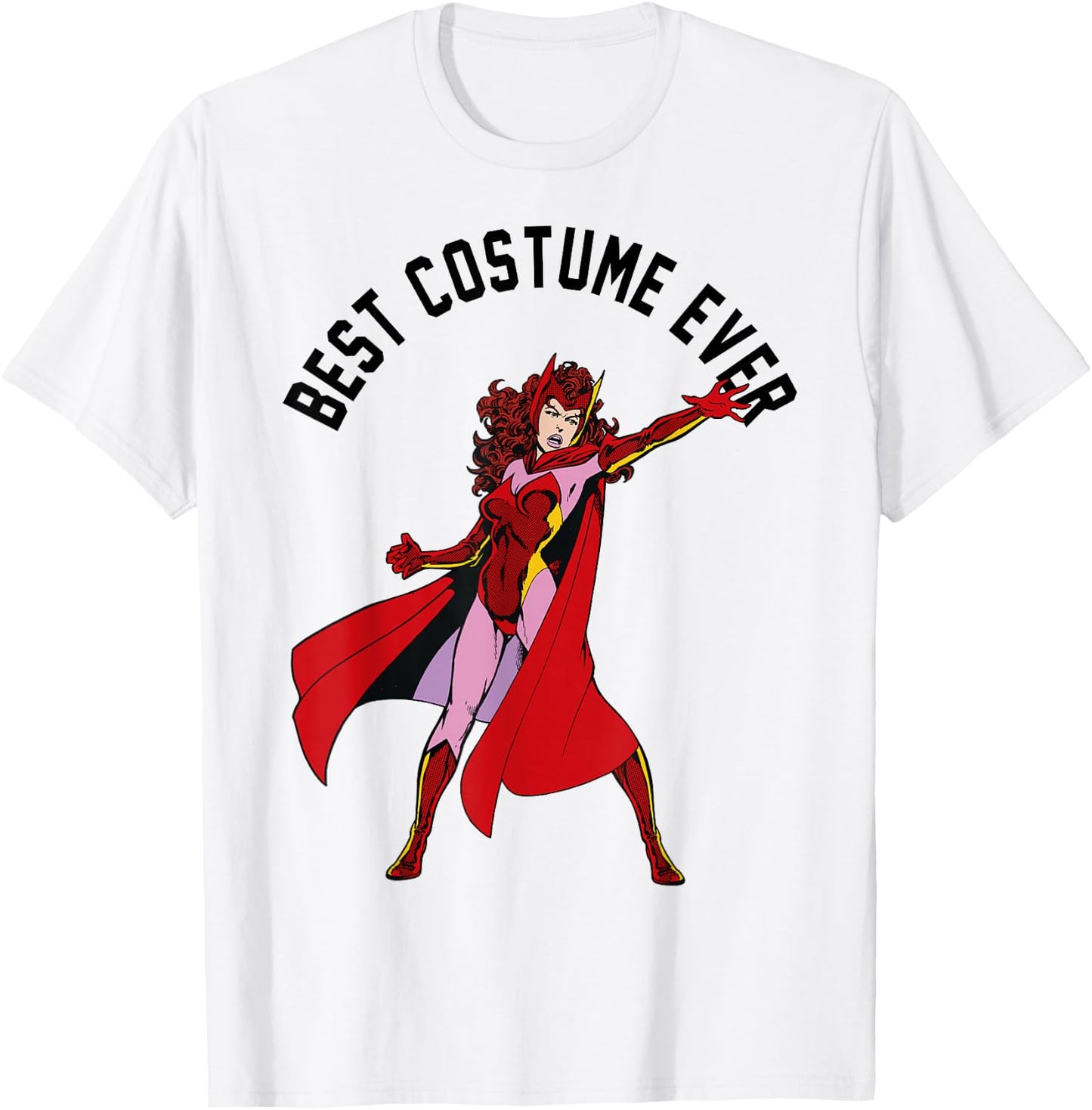Marvel Scarlet Witch Best Costume Ever Portrait T-Shirt - T-Shirt | White