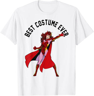 Marvel Scarlet Witch Best Costume Ever Portrait T-Shirt - T-Shirt | White