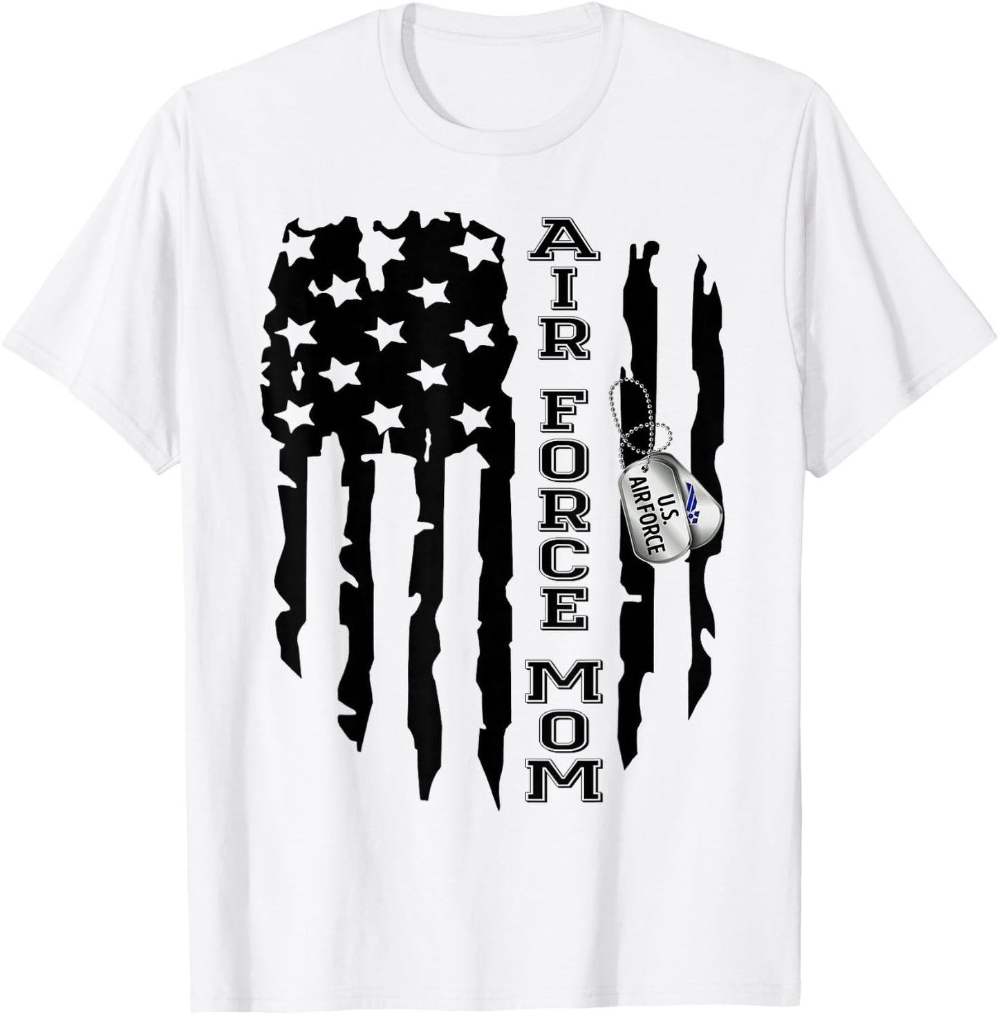 Air Force Mom Air Force Graduation Air Force Mom Gift T-Shirt - T-Shirt | White