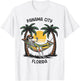 Vintage Panama City Florida Palms FL Sunset Funny T-Shirt - T-Shirt | White