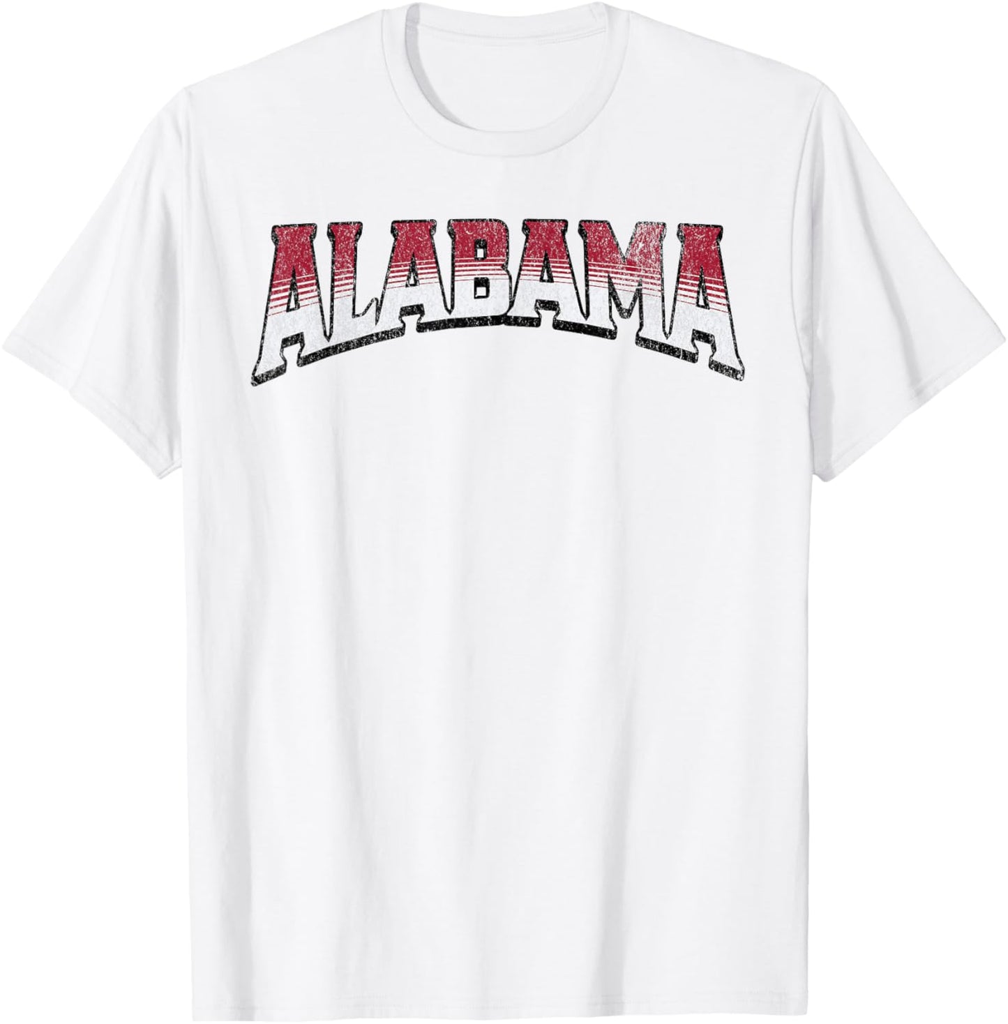 Vintage Alabama AL Sports Design Gifts Men Women Boys Girls T-Shirt - T-Shirt | White