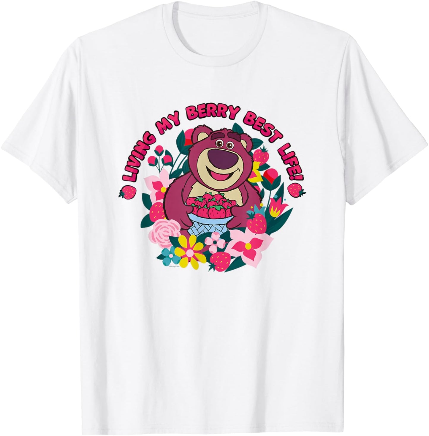 Disney & Pixar’s Toy Story Lotso Living My Berry Best Life T-Shirt - T-Shirt | White