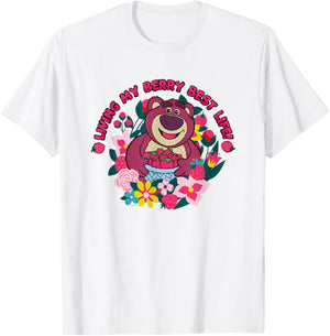 Disney & Pixar’s Toy Story Lotso Living My Berry Best Life T-Shirt - T-Shirt | White