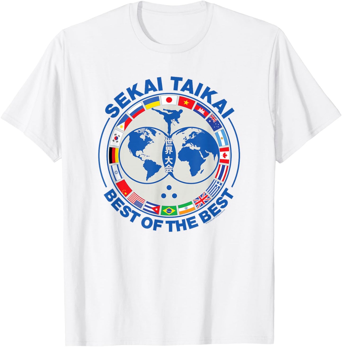 Cobra Kai Karate Tournament Sekai Taikai Best of the Best T-Shirt - T-Shirt | White