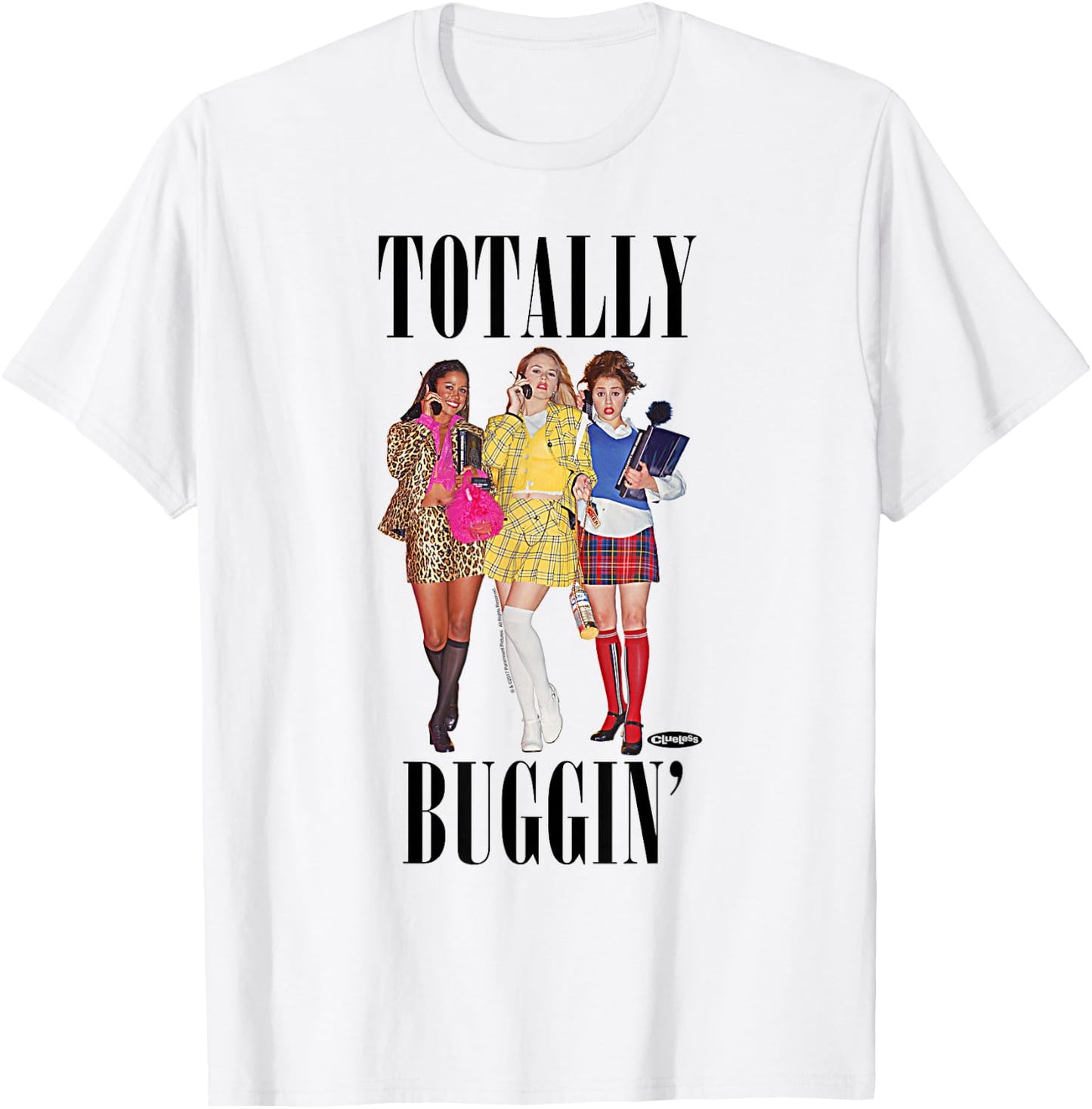 Clueless Totally Buggin' Trio Small T-Shirt - T-Shirt | White