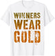 Vintage WINNERS WEAR GOLD Cheer Summer Camp War Game Team T-Shirt - T-Shirt | White