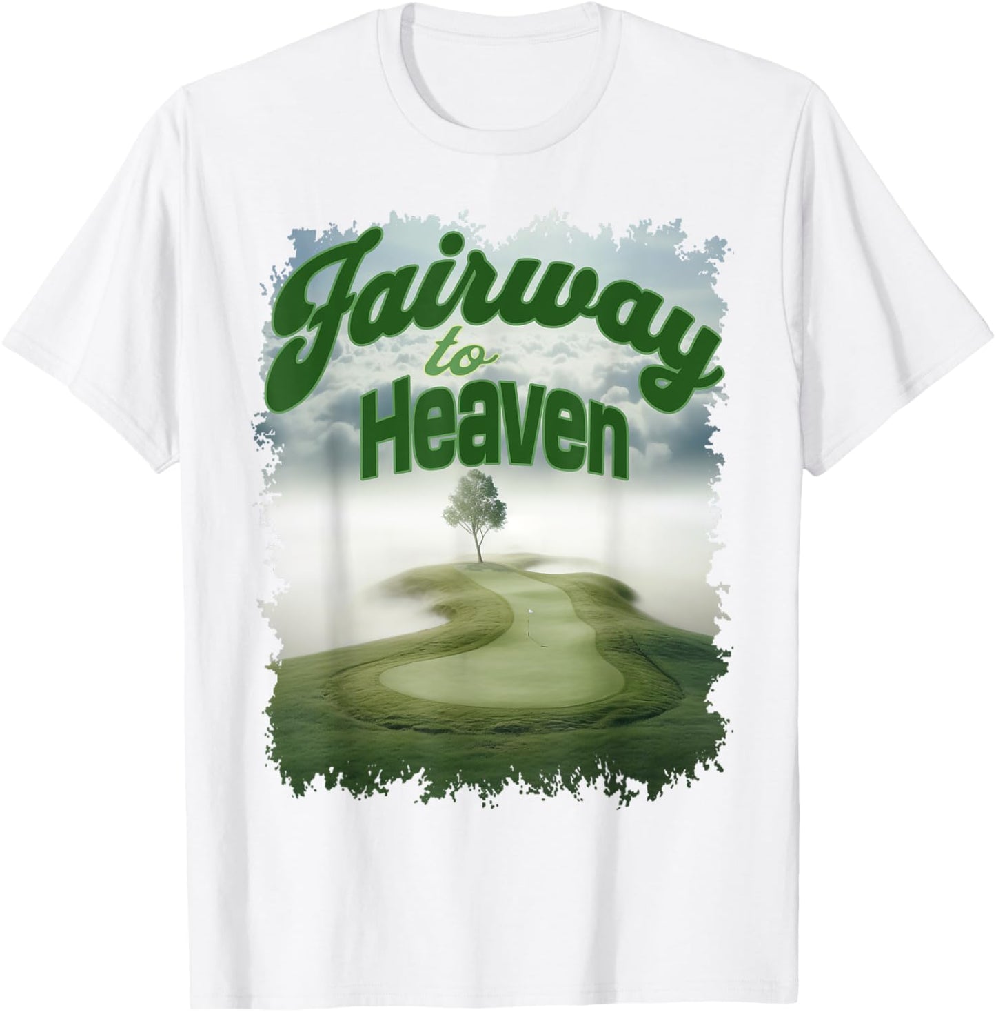 Fairway to Heaven T-Shirt - T-Shirt | White