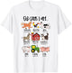 God Says I am Bold Shirt, Christian Farmer Farm Animal Crew T-Shirt - T-Shirt | White