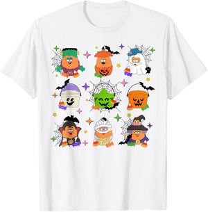 Spooky Nuggets Meal Bucket Halloween Chicken Nuggets T-Shirt - T-Shirt | White