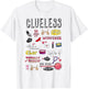 Clueless Icon Doodles T-Shirt - T-Shirt | White