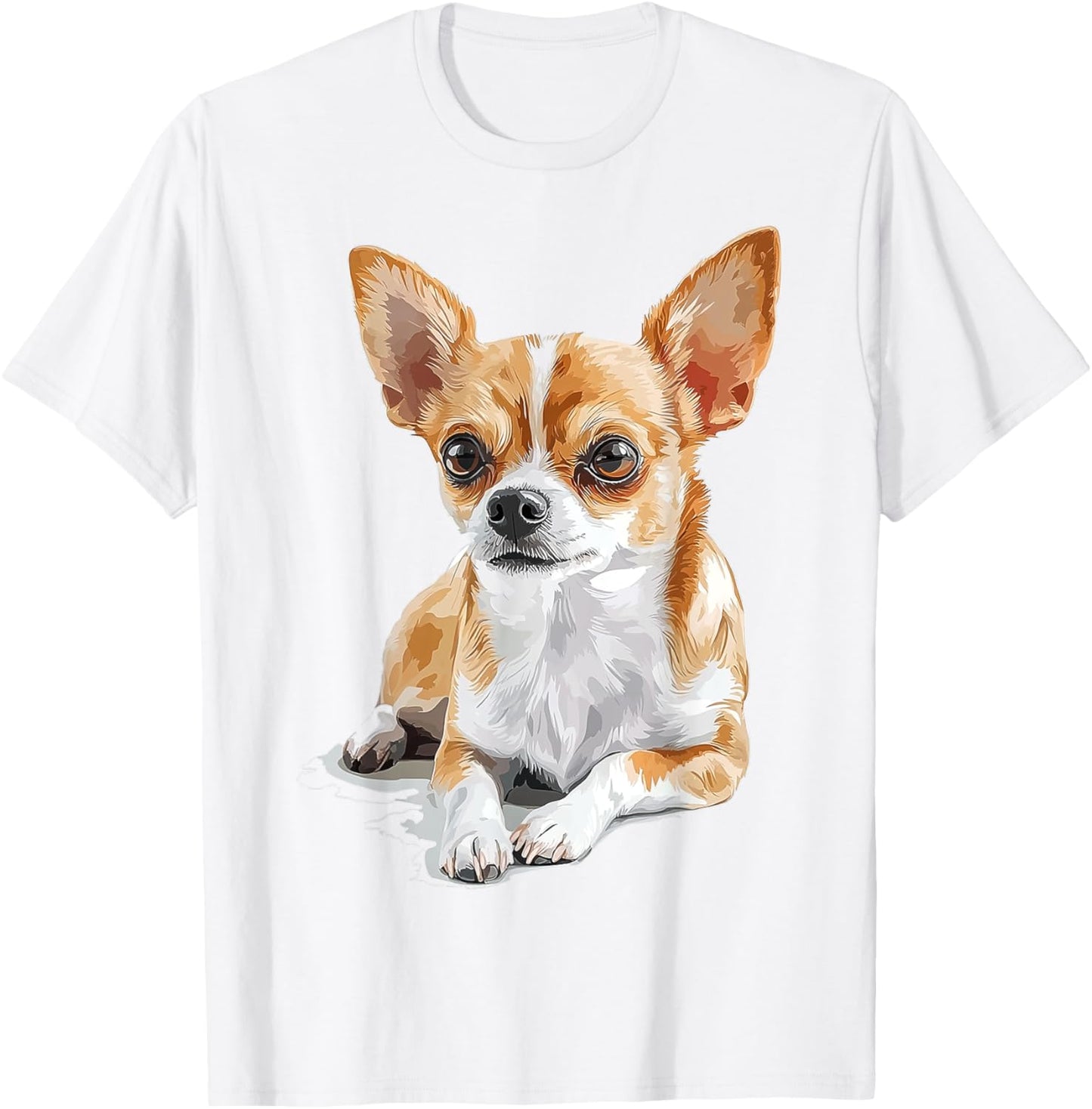 Chihuahua Art graphique pour animal domestique T-Shirt - T-Shirt | White