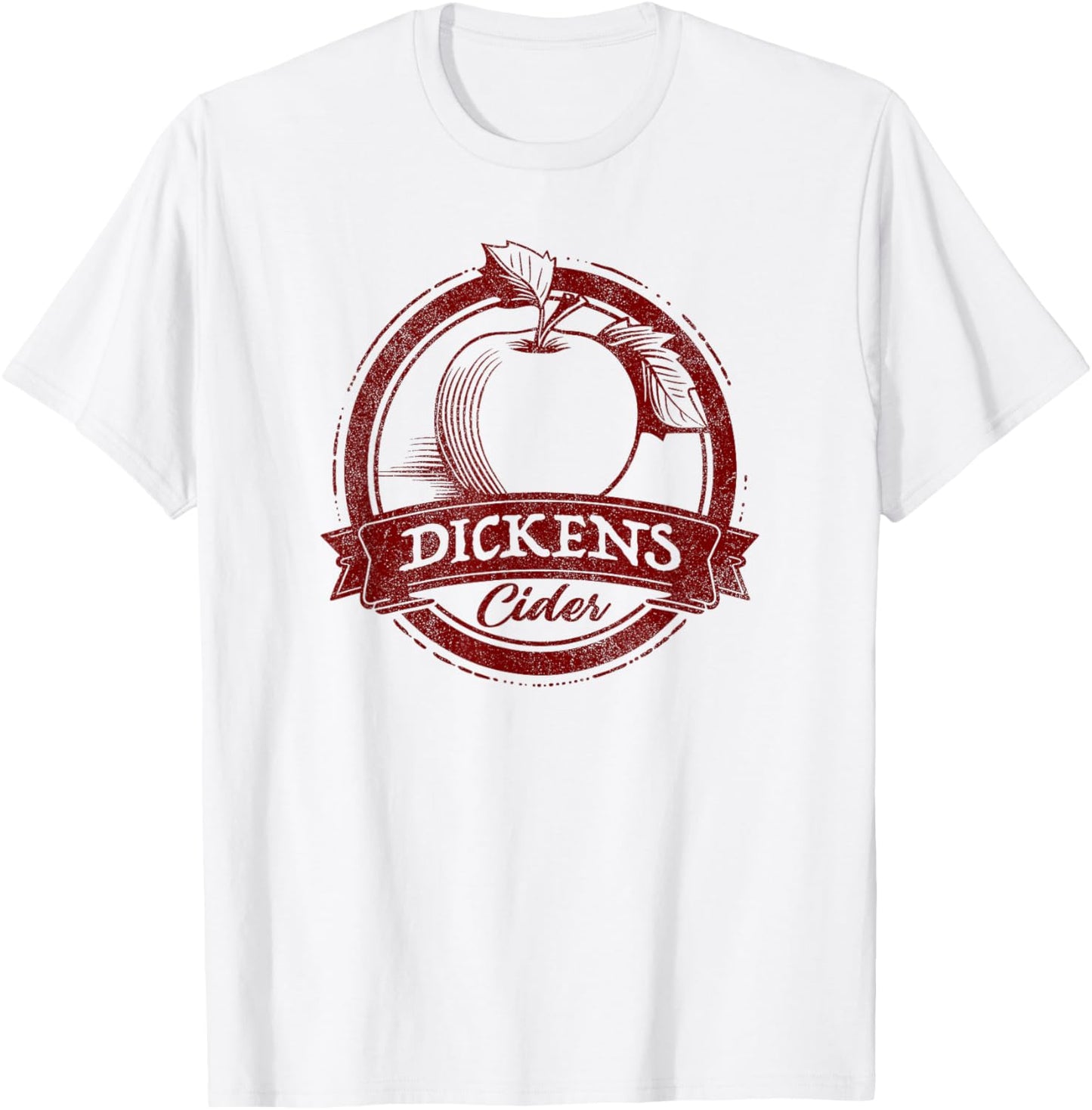 Drinking Humor Funny Dickens Cider T-Shirt - T-Shirt | White