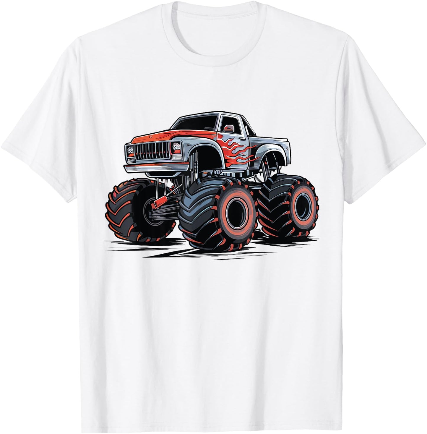 Monster Truck for toddlers Youth & Adults T-Shirt - T-Shirt | White